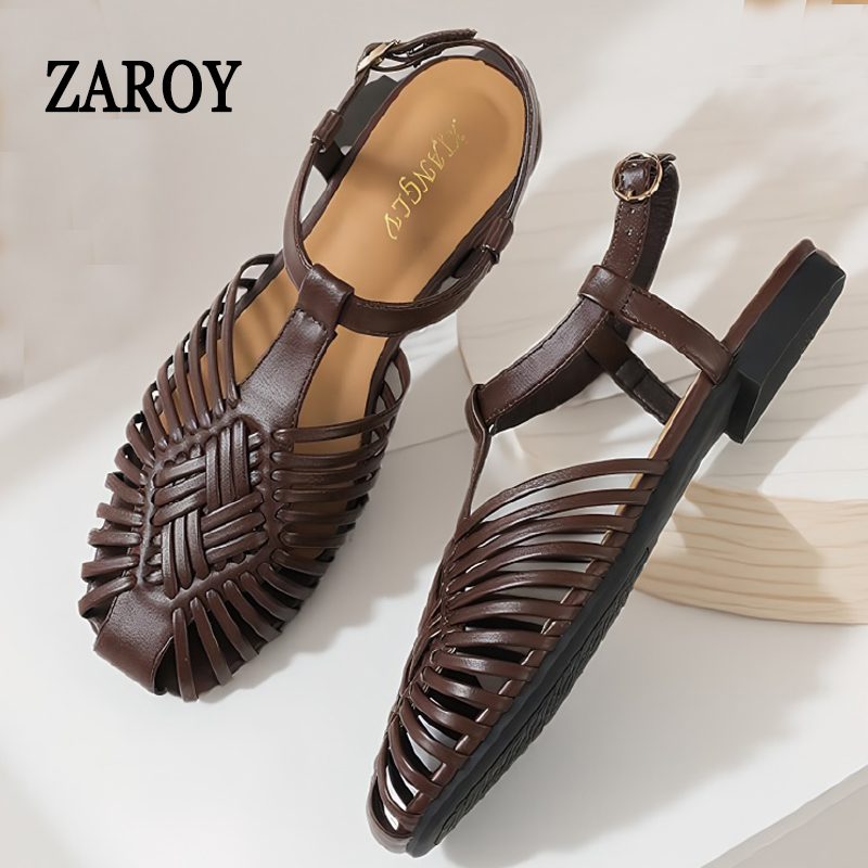 Women'S Shoes Temu - ZAROY Summer Women Gladiator Sandals Flat