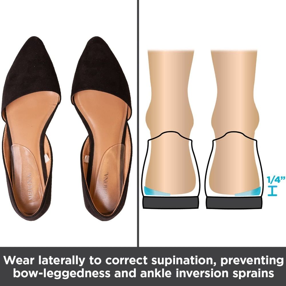 Women Shoes Types - 2 Pairs Silicon Corrective Shoe Inserts