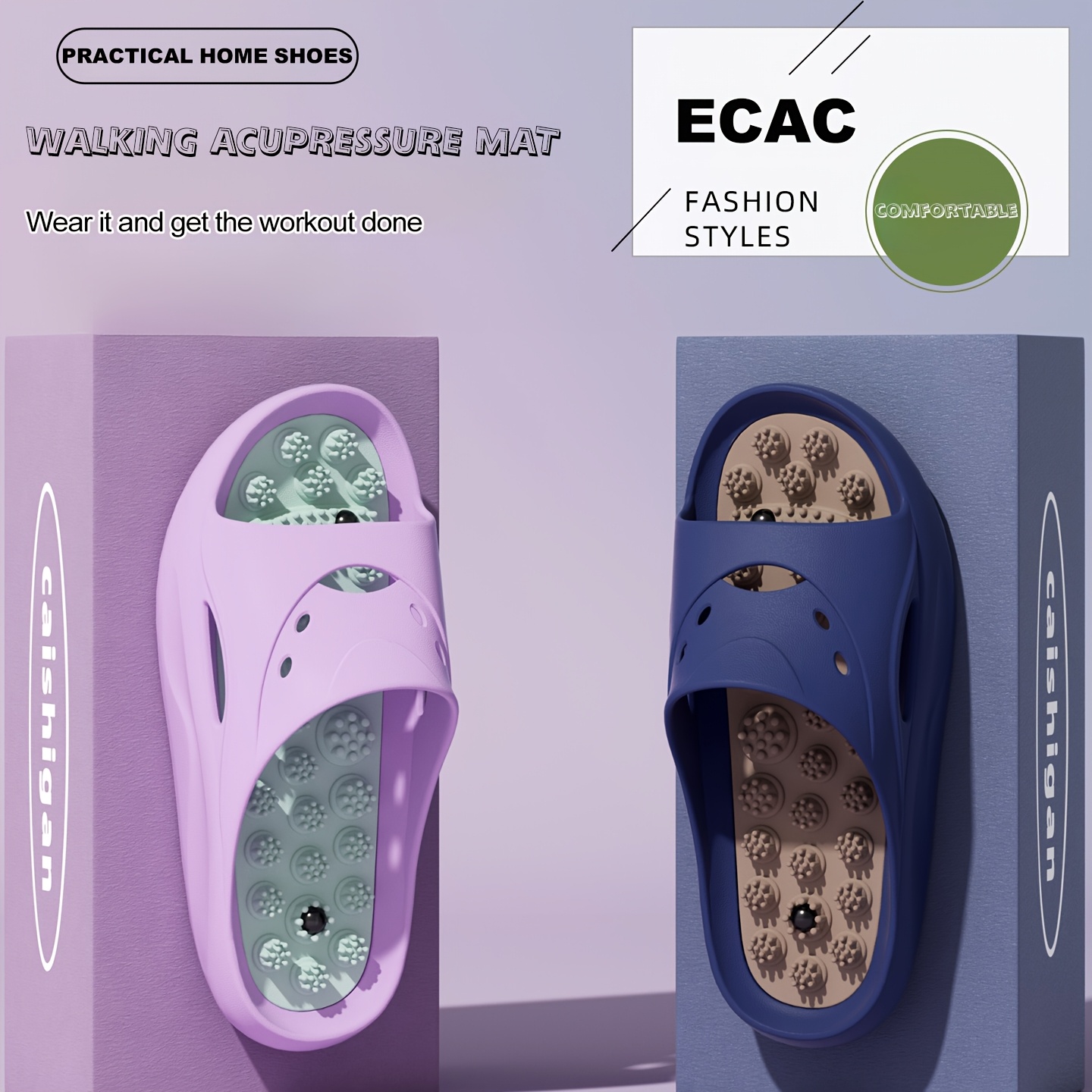 Women Men EVA Massage Slippers - Women'S Shoes Temu review and price