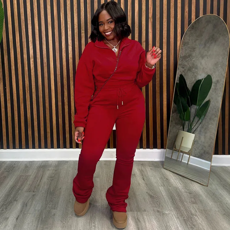 Solid Casual Tracksuits Set Wo - Women Shoes Joggers review and price