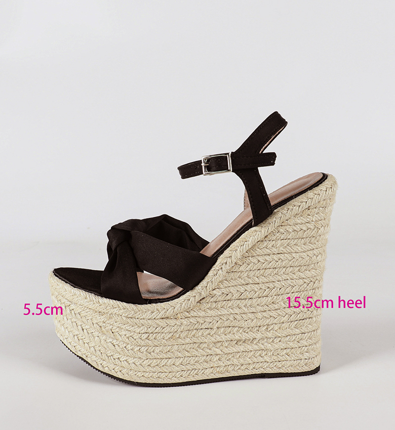 LIHUAMAO 15.5cm Heel Pumps Wom - Espadrille Wedge Shoes review and price
