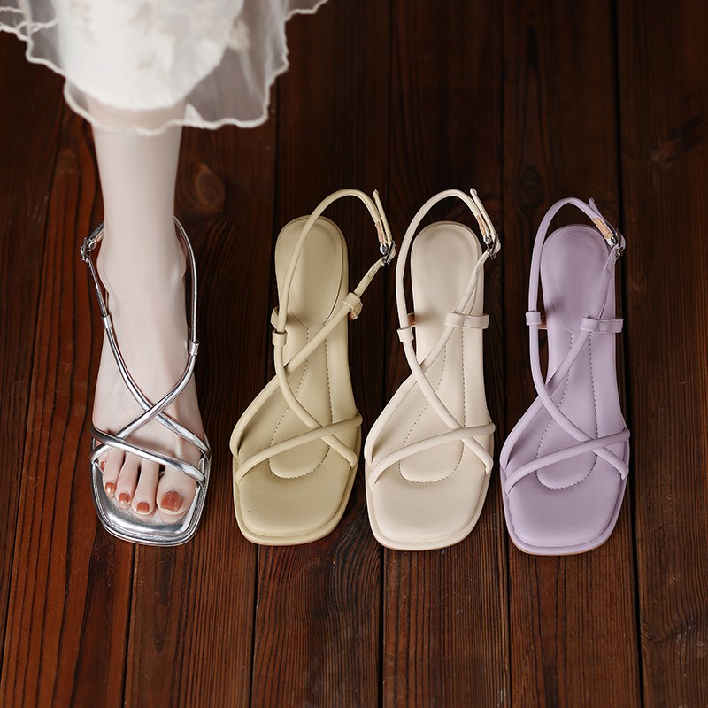 2026 Summer New Simple Square  - Women Shoes Zara review and price