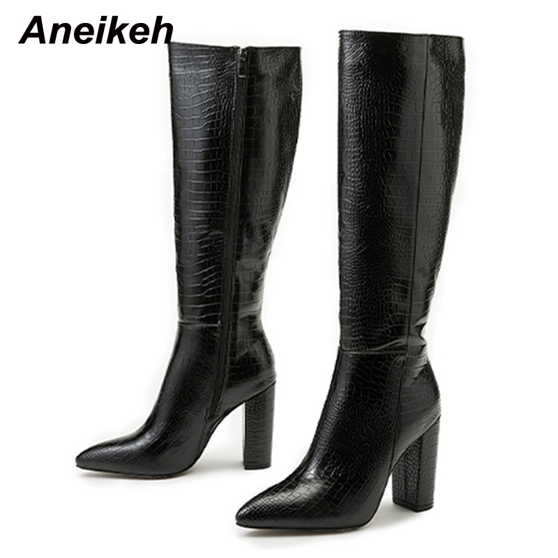 Aneikeh Pointed Thick Heels Kn - Women Shoes Zara review and price
