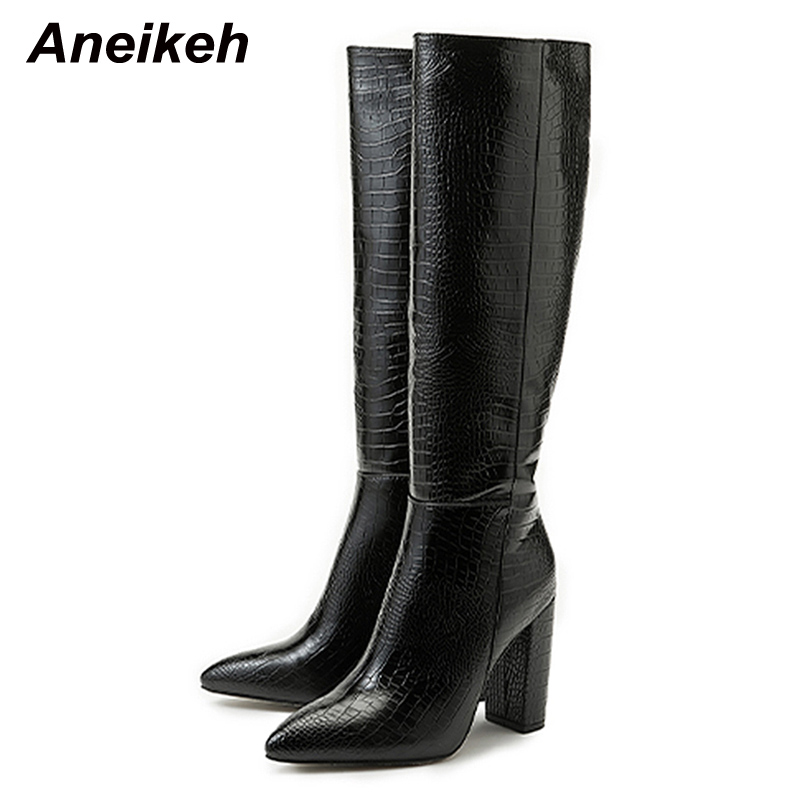 Aneikeh Pointed Thick Heels Kn - Women Shoes Zara review and price
