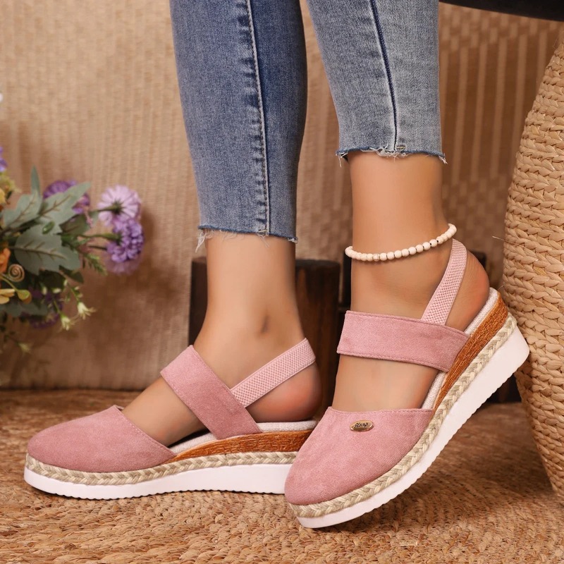 Women Closed Toe Wedge Sandals - Espadrille Wedge Shoes review and price