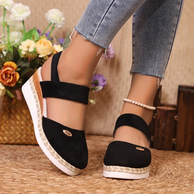 Women Closed Toe Wedge Sandals - Espadrille Wedge Shoes review and price