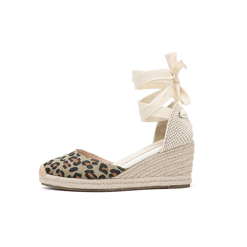Women Wedge Sandals 7CM Lace U - Espadrille Wedge Shoes review and price