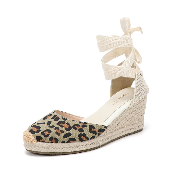 Women Wedge Sandals 7CM Lace U - Espadrille Wedge Shoes review and price