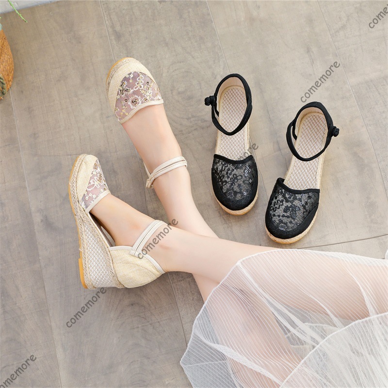 Women's Lace Mesh Espadrille W - Espadrille Wedge Shoes review and price