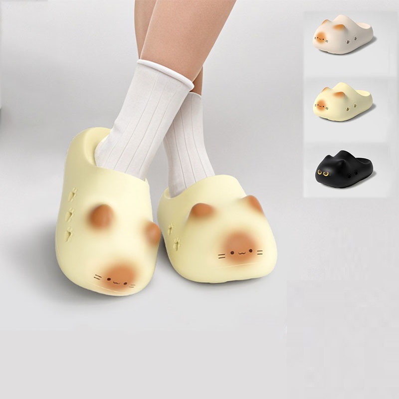 New creative black cat slipper - Women'S Shoes Temu review and price