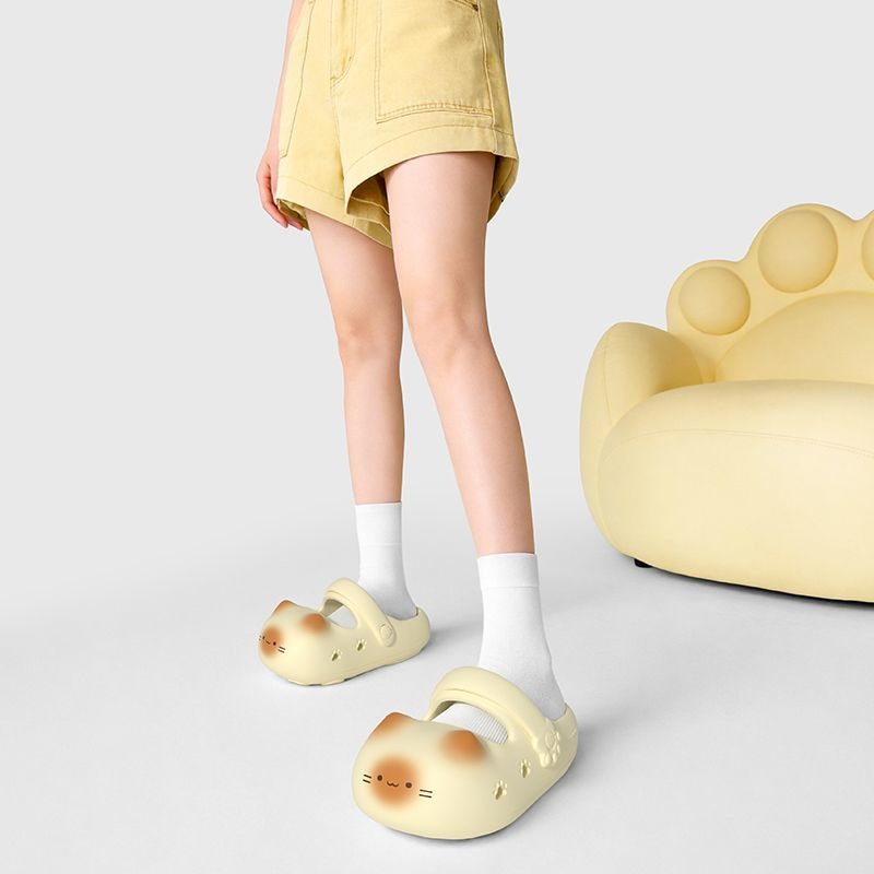 New creative black cat slipper - Women'S Shoes Temu review and price