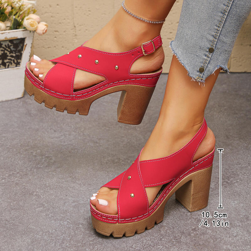 Vintage Super High Heel Cross  - Gladiator Sandal Women review and price